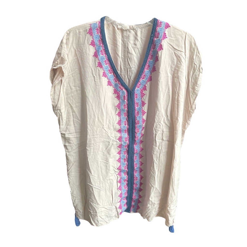 Lovestitch Adriana Caftan Tunic Dress Tea Dye Size Medium To Large